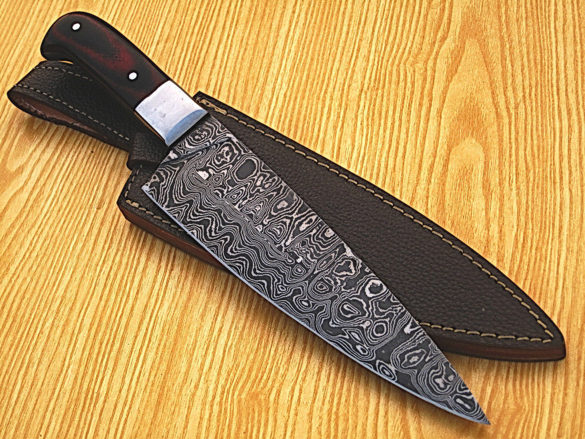 Damascus chef knife